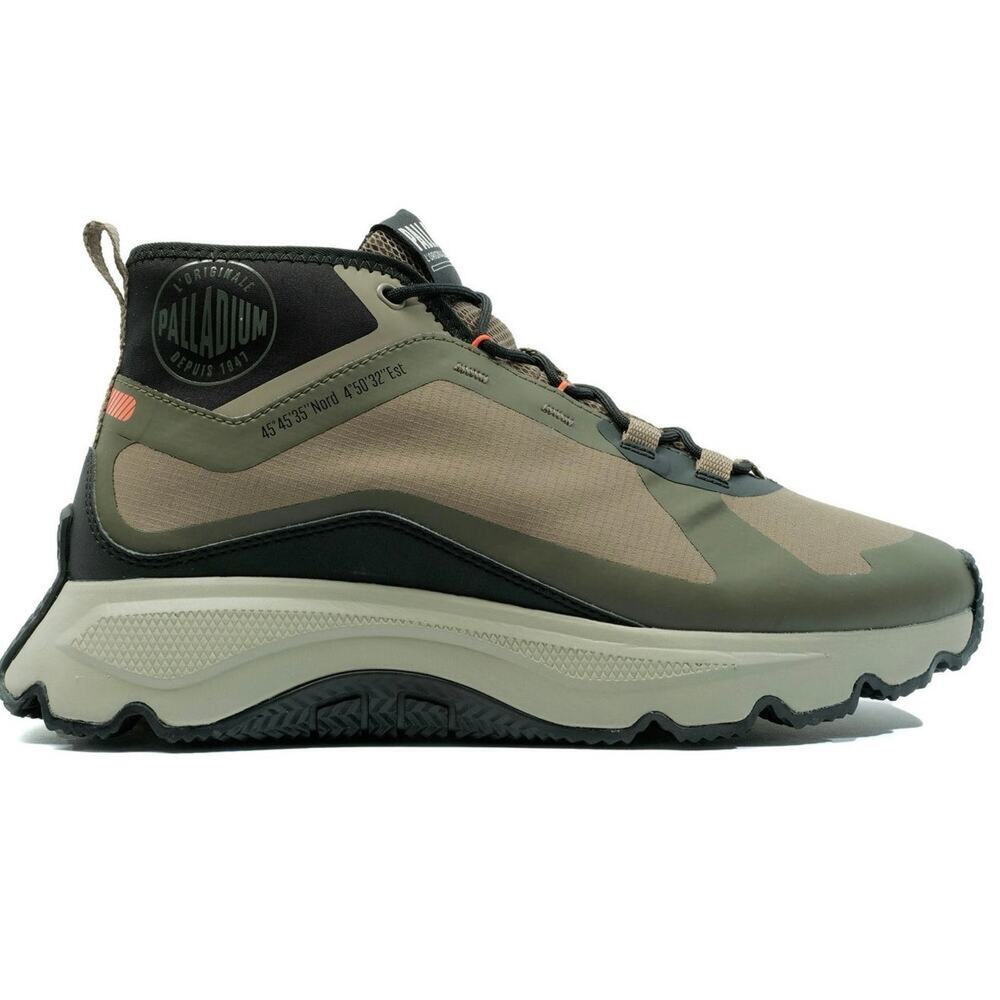 PALLADIUM Thunder Mid Boots Size Mens US 12 / Euro 46 New in Box MSRP $190 SOO - Picture 3 of 14
